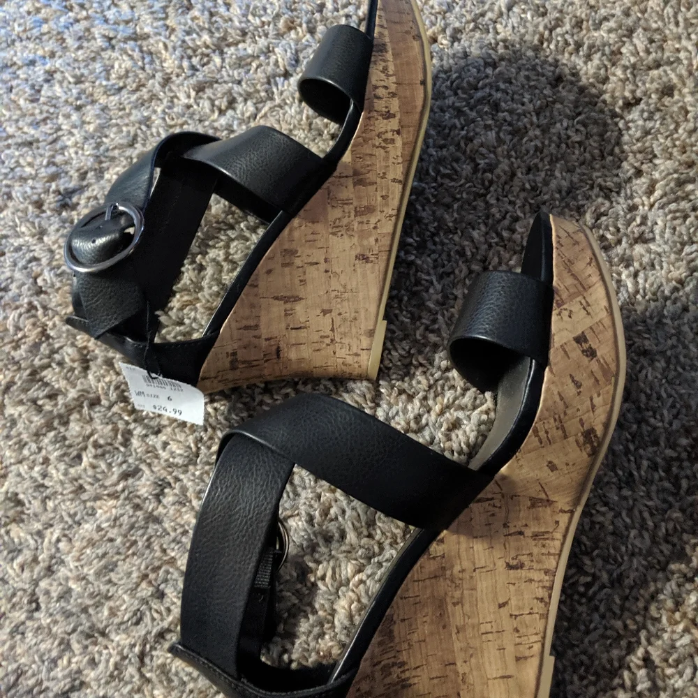 Strappy wedges 2/$10